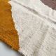Moroccan Berber Kilim carpet ecru with colorful flats 284x184cm