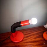 Orange Elbow table lamp by E. Bellini for Targetti Sankey, Italy, 70's