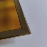 Lucite and gold metal tray by Christian Dior