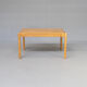 Oak veneer dining table 70s