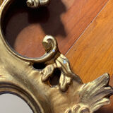 Large golden baroque style wall mirror