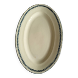 Plat Ovale Terre de Fer Salins Service Condé