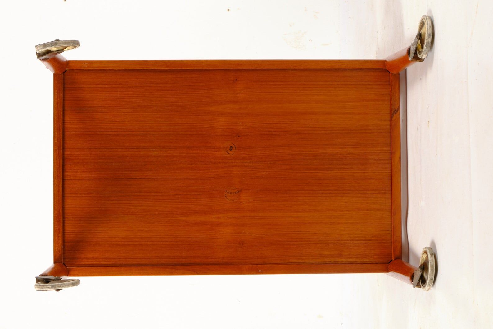 Tea cart with folding tray Poul Jeppesen Denmark circa 1965