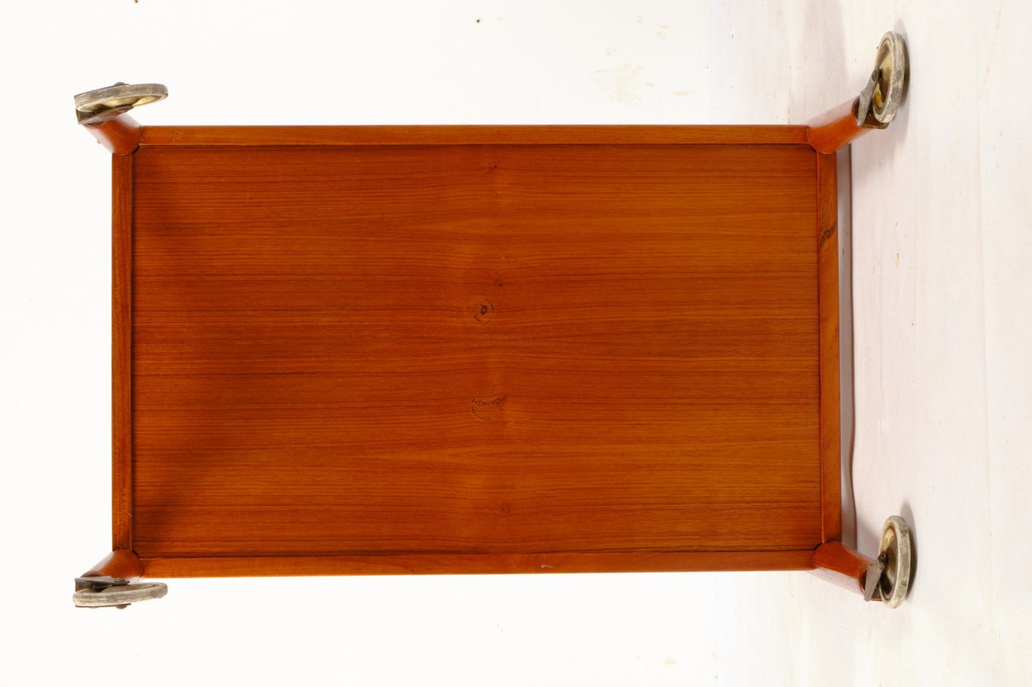 Tea cart with folding tray Poul Jeppesen Denmark circa 1965