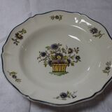 6 Saint-Amand Old Delft Hollow Plates