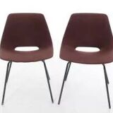Pair of "barrel" chairs 1965 Pierre Guariche