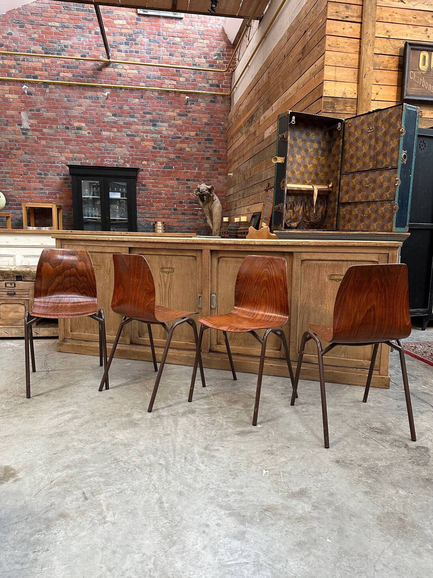 Set of 4 Pagwood Chairs by Pagholz Flötotto