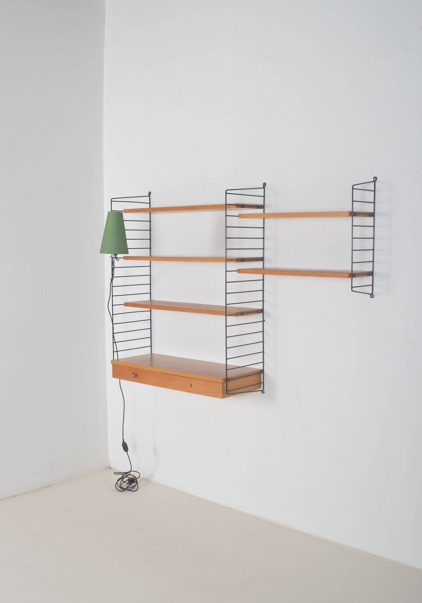 Swedish wall unit designed by Kasja & Nils Nisse Strinning, 1950s