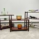 Mid-century modern bamboo side table by Gervasoni
