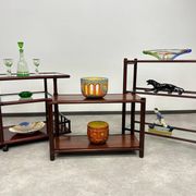Mid-century modern bamboo side table by Gervasoni