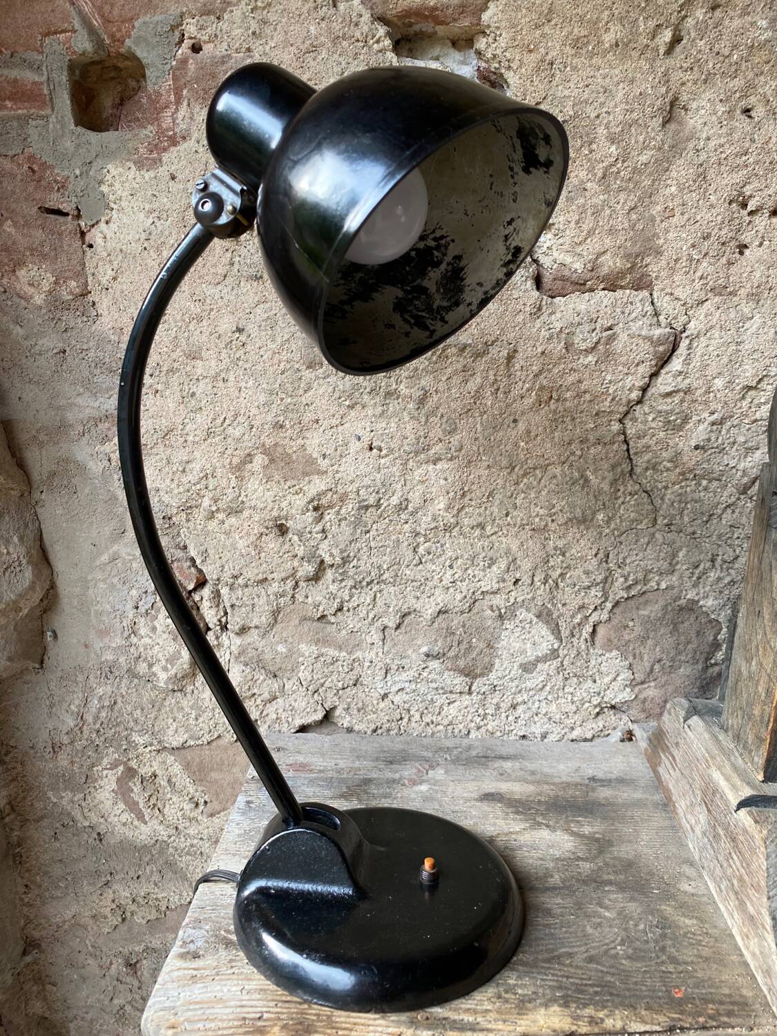 Bauhaus desk lamp by Christian Dell circa 1930