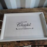 Restyled wooden top De Lux Chocolat 1735 Paris Patiné DP 1221302