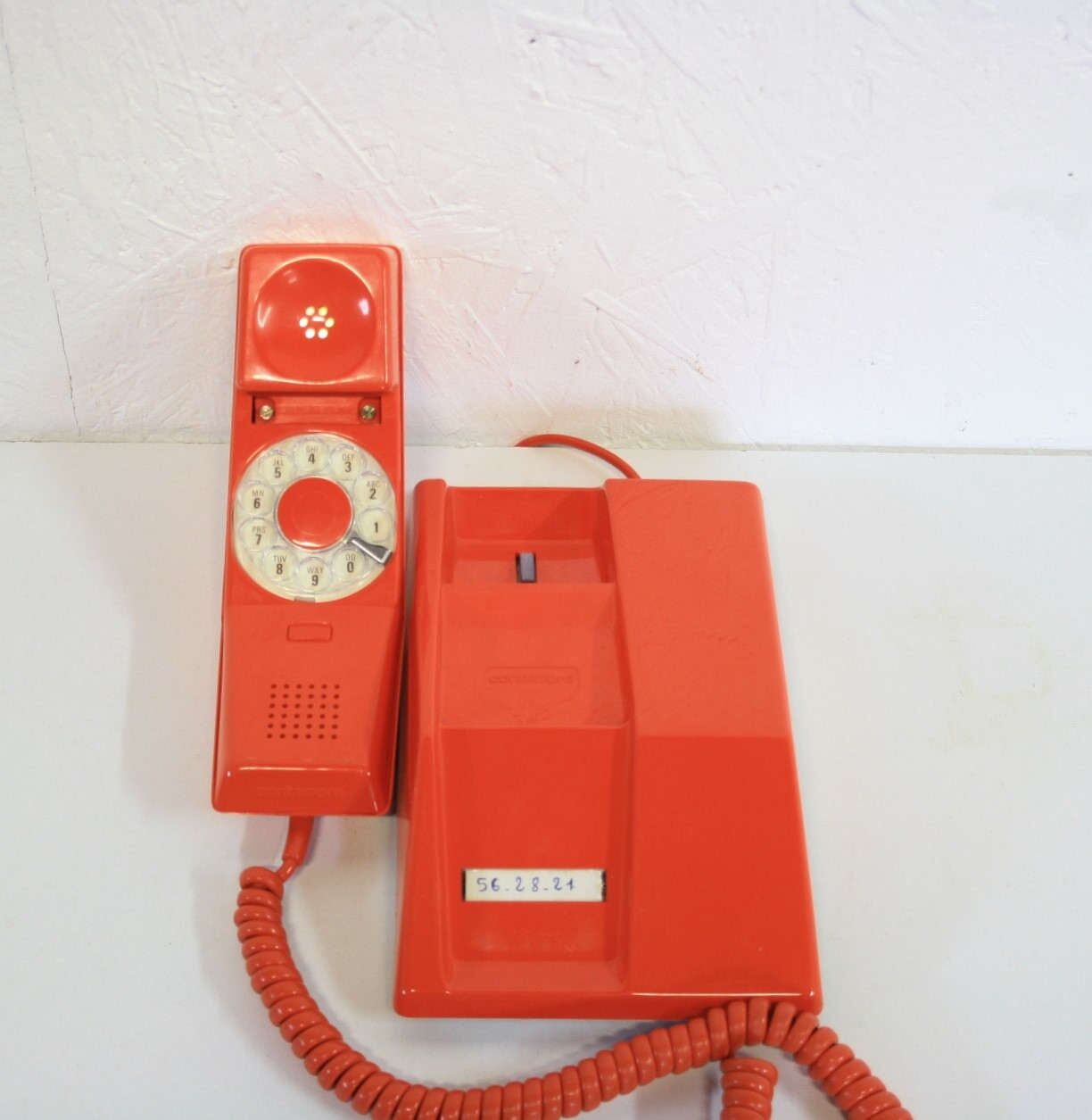 Vintage orange phone
