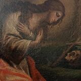 Antique oil on canvas depicting Mary Magdalene, Italian school of the 18th century