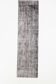 3x10 Rug For Hallway Gray Blue Turkish Vintage Runner Rug, 81x306Cm