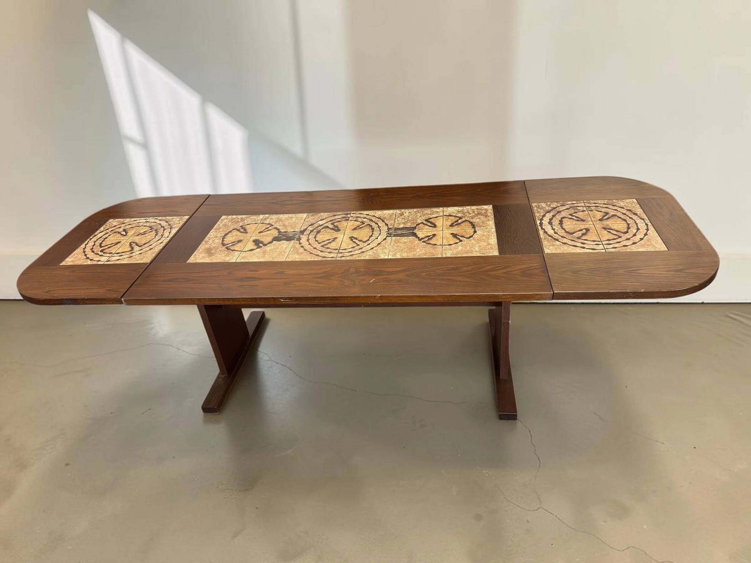 Table à manger danoise extensible de Poul Poulsen pour Ganso Møbler
