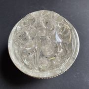 Pique-fleurs - Silver metal and glass