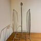 Vintage metal magazine rack