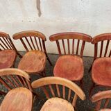 Set of 8 bistro chairs
