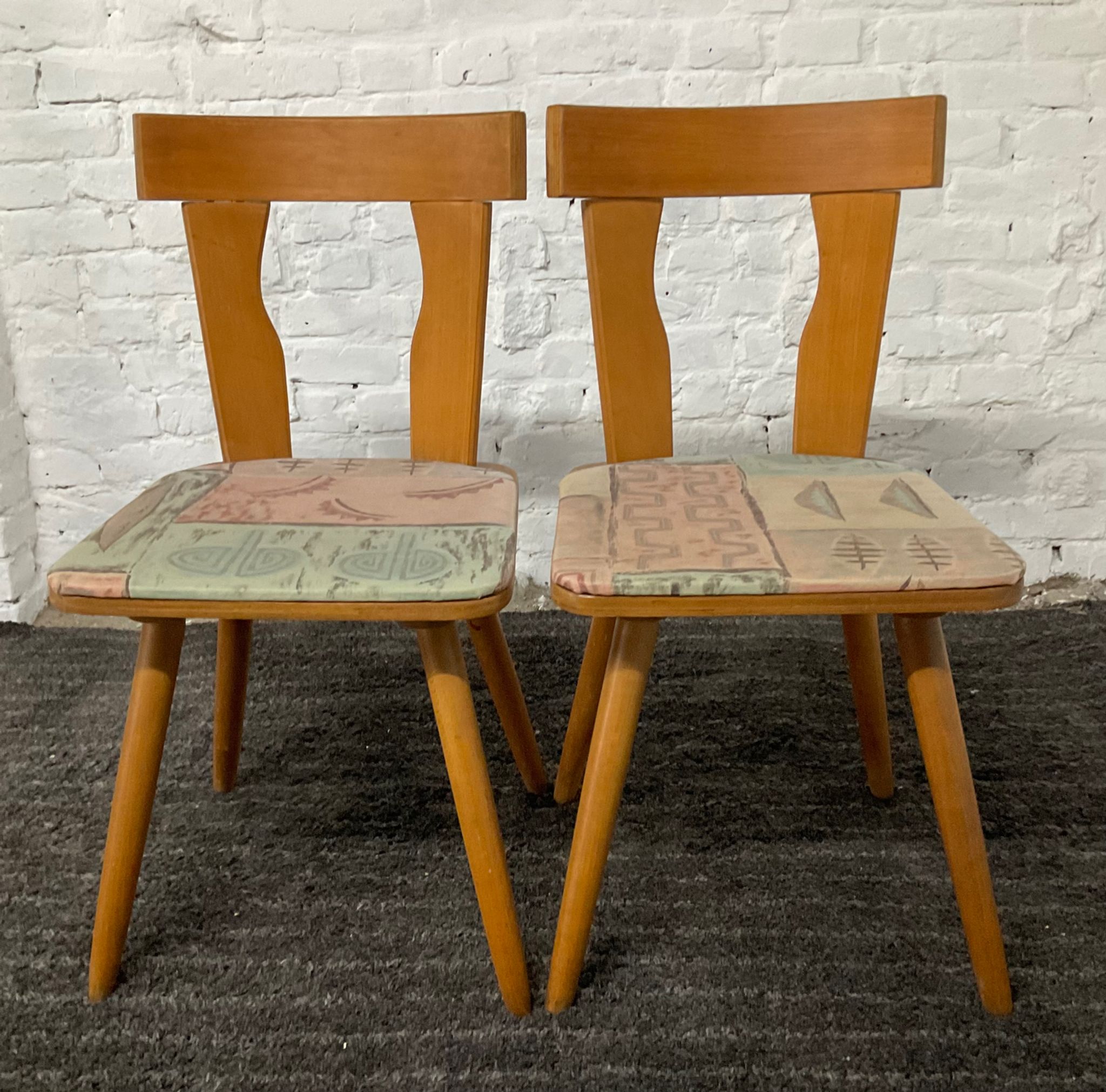 Pair of Scandinavian bistro chairs from the 50s-60s