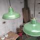Paire de lampes industrielles