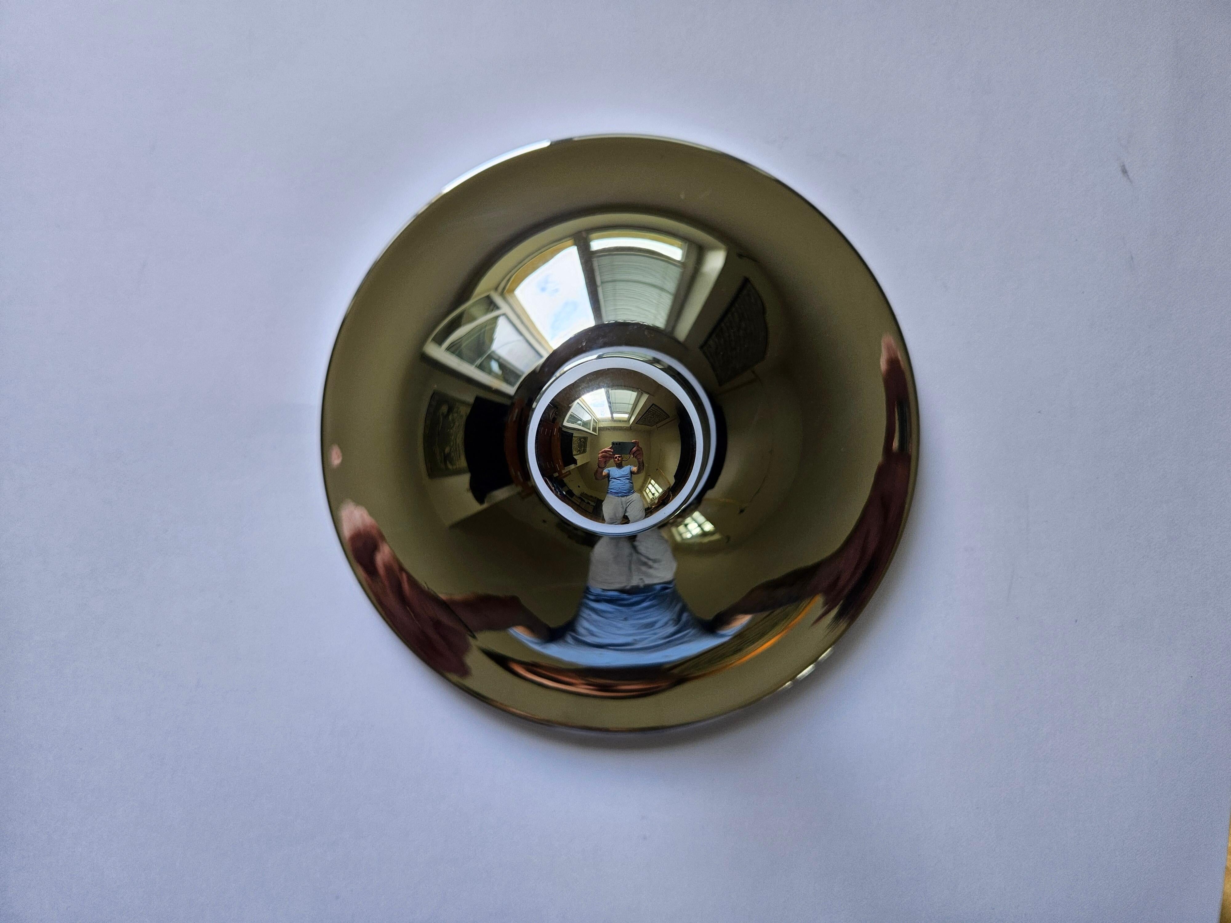 Chrome Ceiling or Wall Light by Charlotte Perriand, Sölken, 1960s