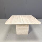 Travertine coffee table from the 1970s, Italy