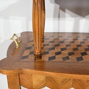 Walnut and Rosewood Marquetry Service Table – 1940