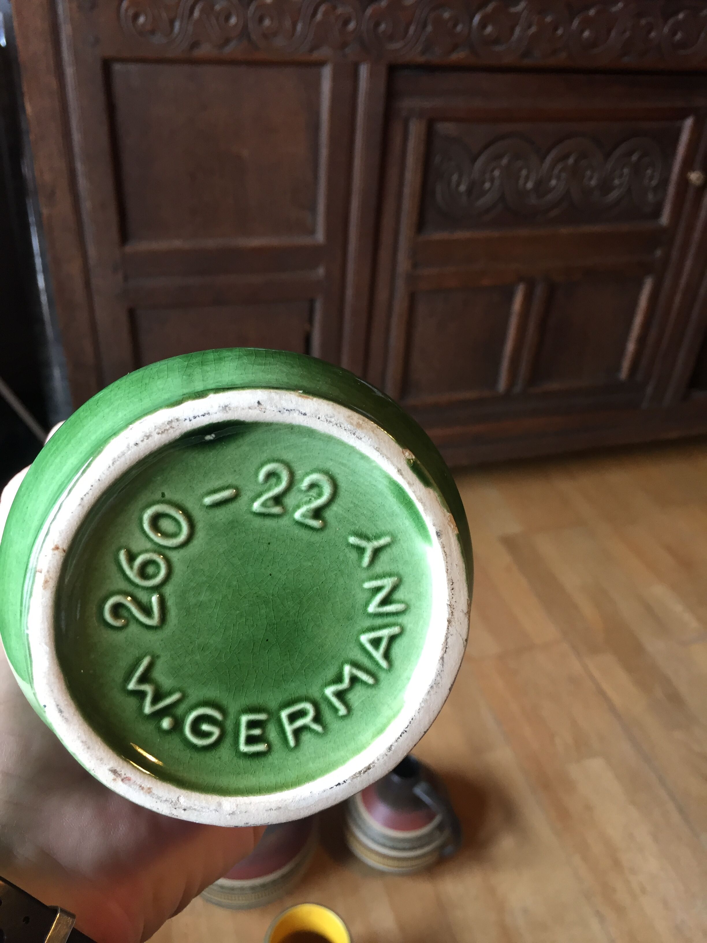 Vase Scheurich decor Inca