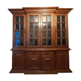Solid oak bookcase