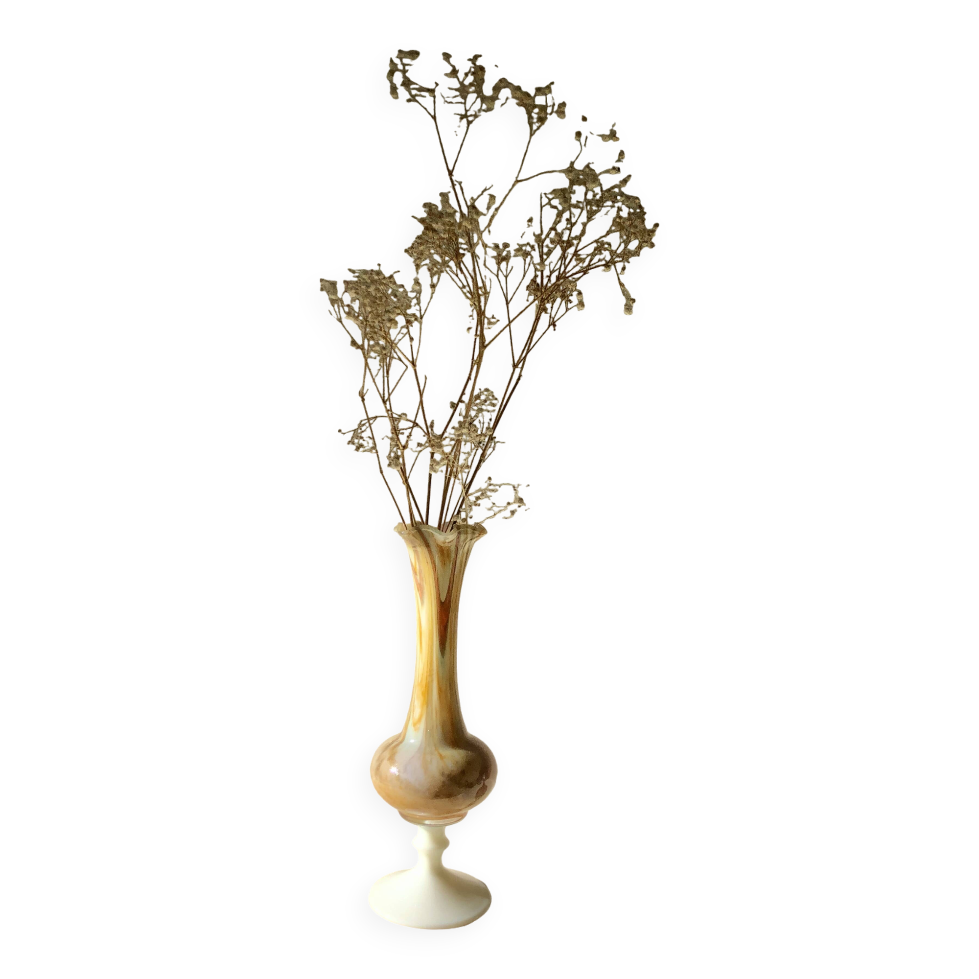 Vase opaline seventies