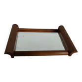 Plateau bois et miroir