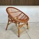 Easy Chair Hand-Woven in Wicker Rattan, Italy 1950s