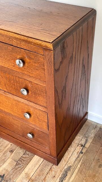 COMMODE Art Déco CHENE Massif