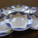 6 hollow plates made of st amand porcelain
