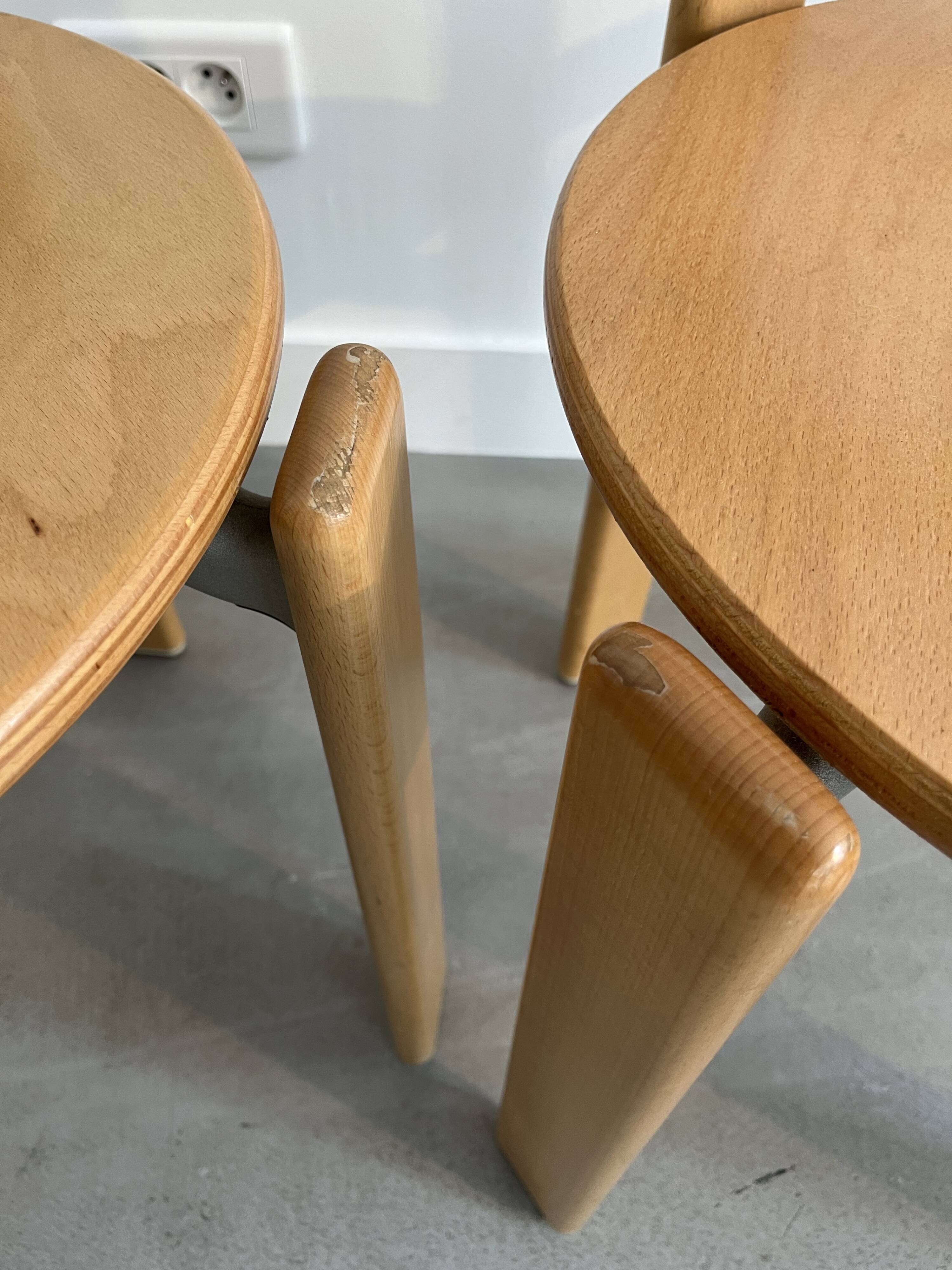 Bruno Rey chairs for Kusch & Co 1970s