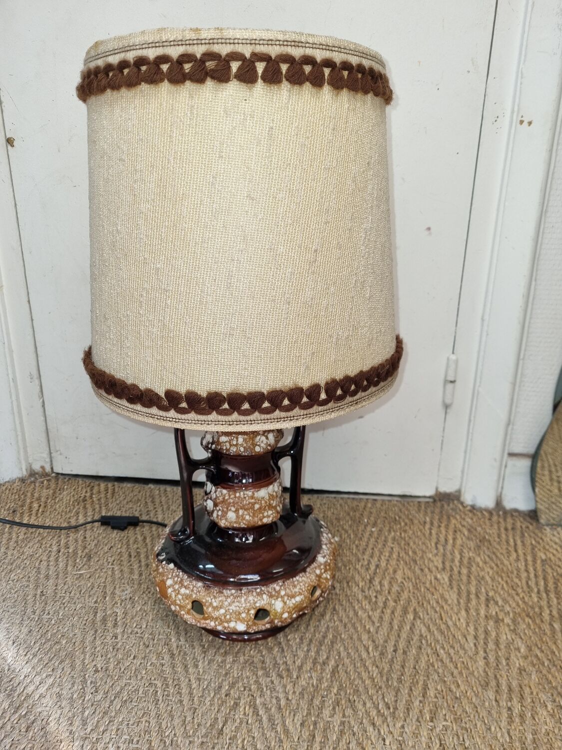 Ceramic floor lamp from 1970