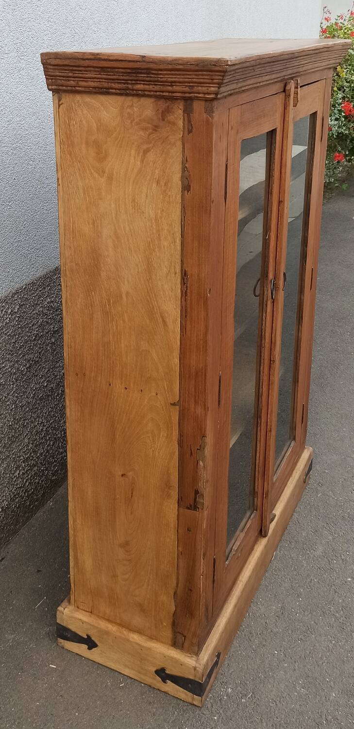 Small old glass cabinet