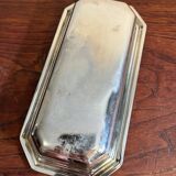 Silver-plated butter dish
