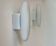 Pair of vintage opaline wall lights, France 1980