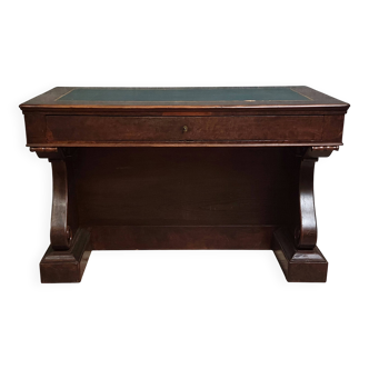 Empire period double-top center flat desk