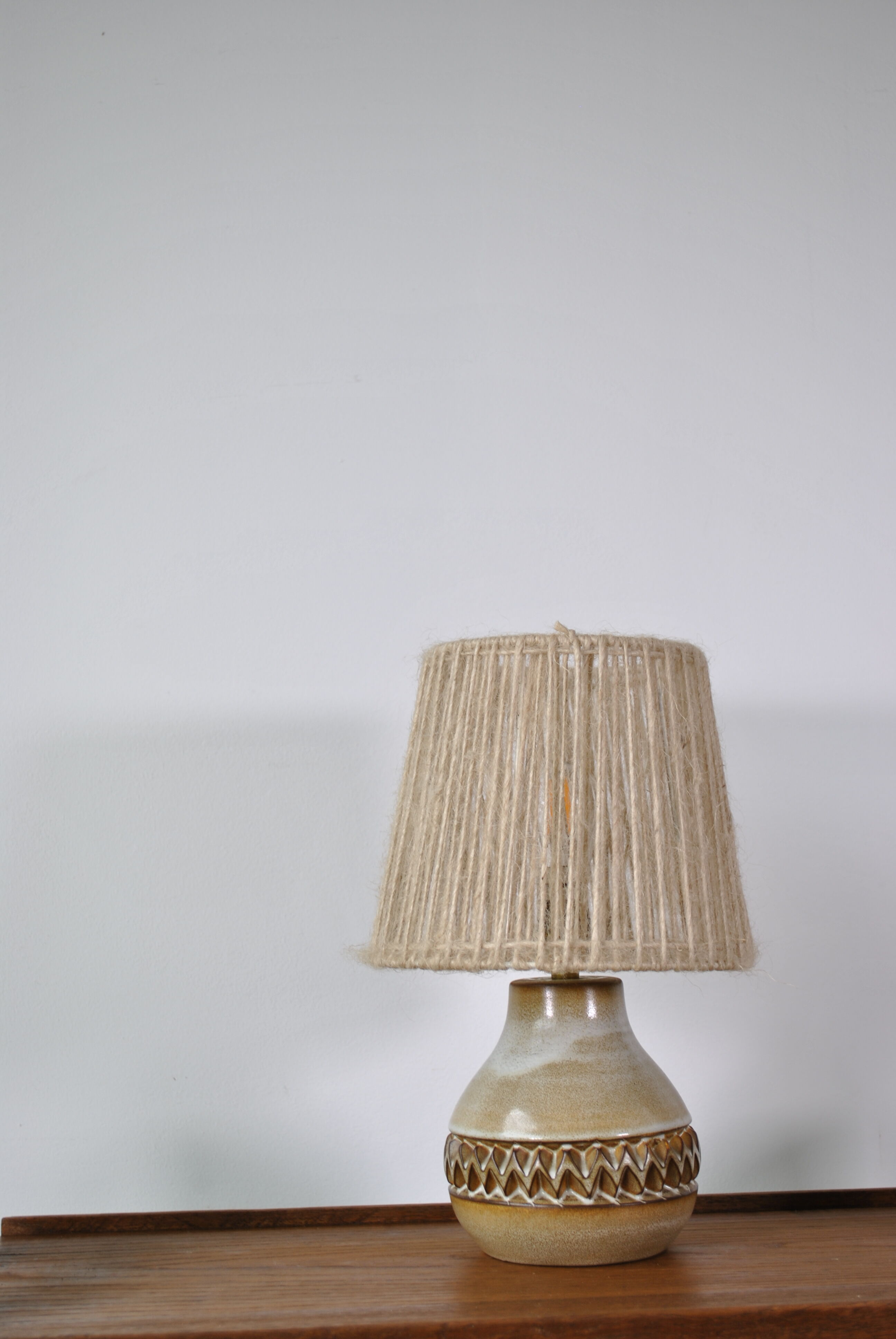 Lampe céramique de Huguette Bessone pour Vallauris année 60.