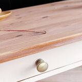 White farmhouse coffee table