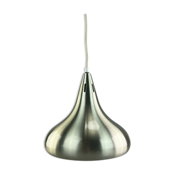 Lampe lumière plafonnier aluminium space age design 60s 70s