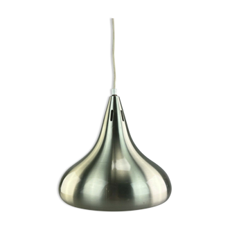 Lampe lumière plafonnier aluminium space age design 60s 70s