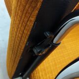 Deckchair Lama chrome vintage fabric