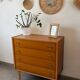 Vintage oak commode from the 1960s.