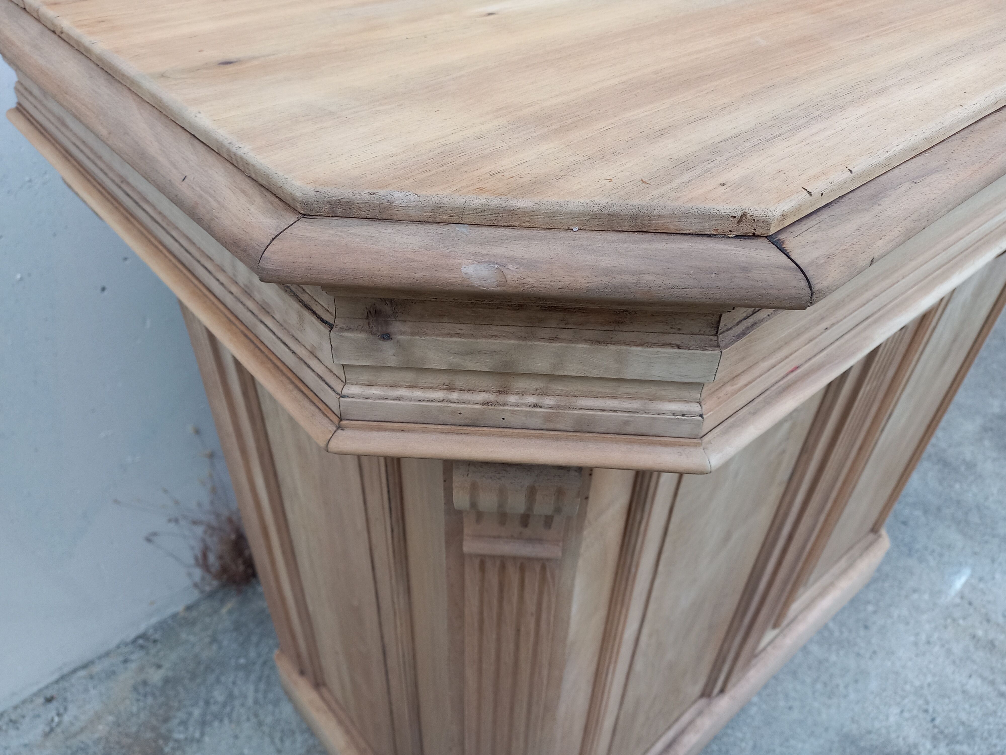 Former store counter, bar