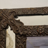 Mirror with parcloses, copper, Napoleon III, late nineteenth