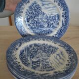 6 flat plates Churchill England